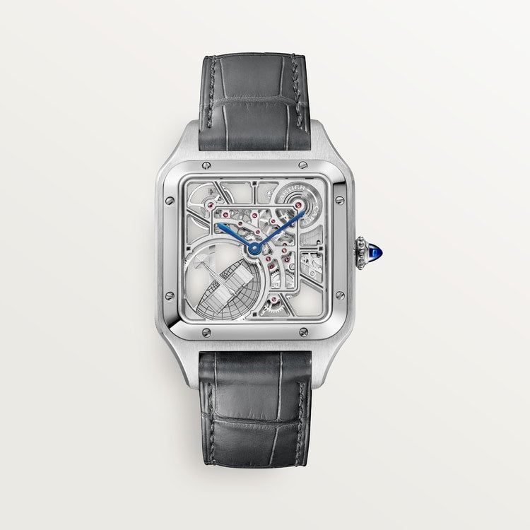 Santor 43.5 mm x 31.4 mm SKELETON WATCH EQUIPPED WITH A MICRO-ROTOR | Steel