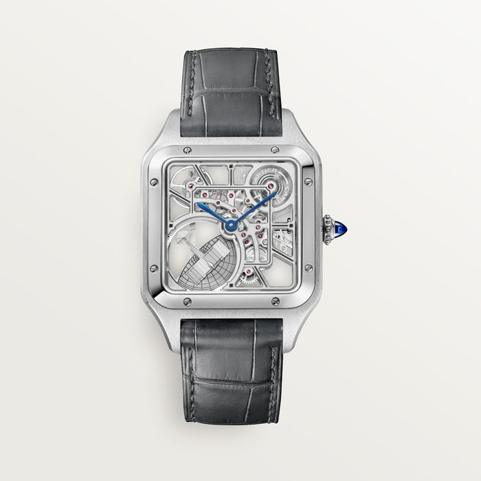 Santor 43.5 mm x 31.4 mm SKELETON WATCH EQUIPPED WITH A MICRO-ROTOR | Steel