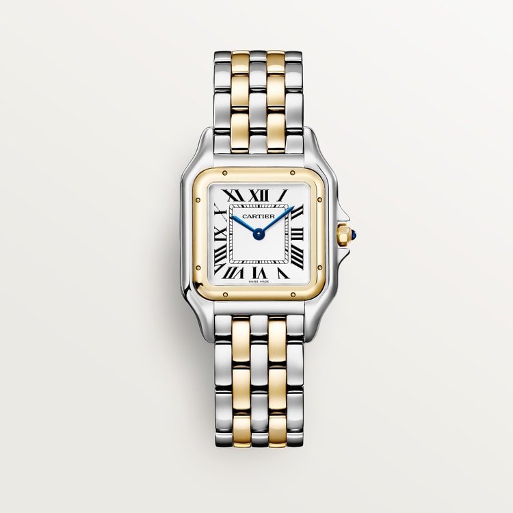 Pantara 36.5 mm x 26.7 mm | Gold and steel & Steel