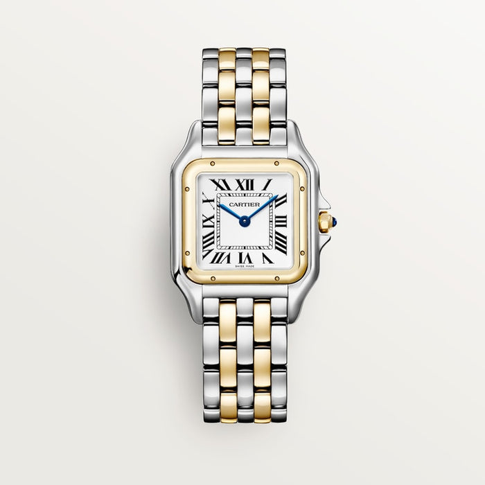 Pantara 36.5 mm x 26.7 mm | Gold and steel & Steel