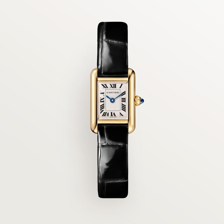 Tannor Small model quartz movement | yellow gold & leather | Edition 03