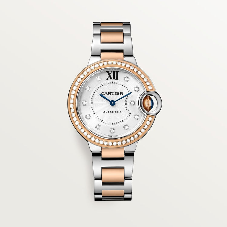 Belune 33 mm mechanical movement with automatic winding | rose gold & steel | Edition 03
