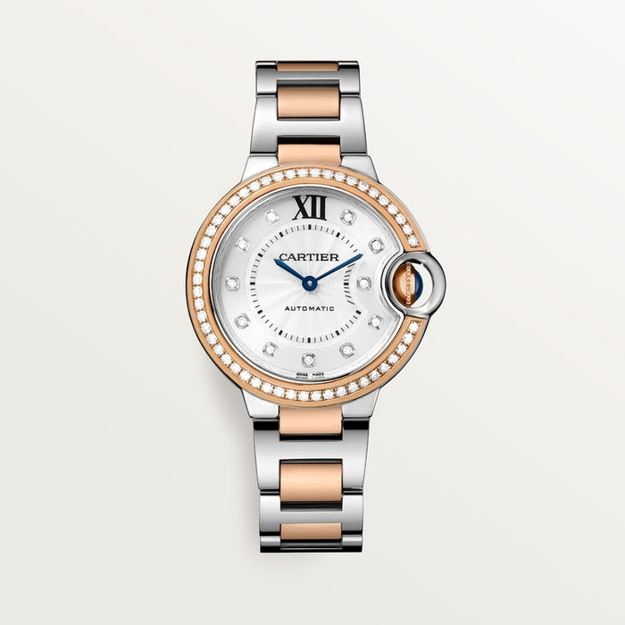 Belune 33 mm mechanical movement with automatic winding | rose gold & steel | Edition 03