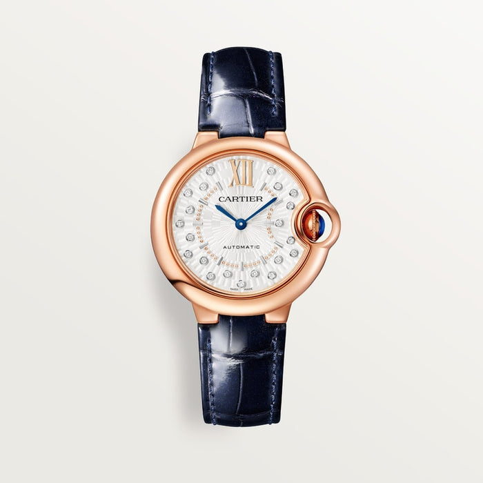 Belune 33 mm automatic mechanical movement | rose gold & leather