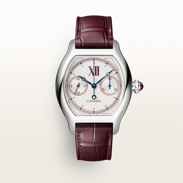 Tortelle Large model manual movement | platinum & leather | Edition 02