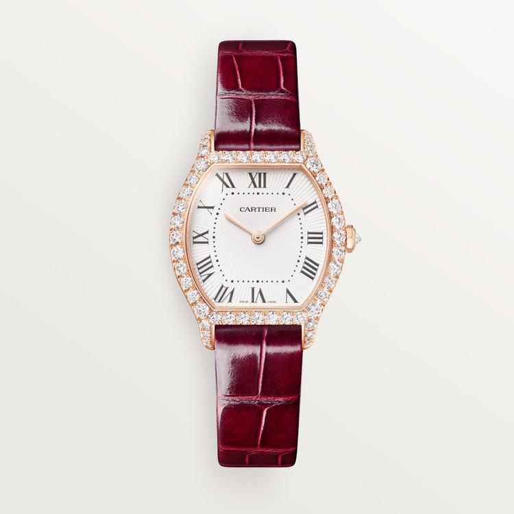 Tortelle Small model quartz movement | rose gold & leather