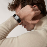 Tannor Small model quartz movement | steel & # Small Steel Watch & Steel Strap
