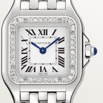 Pantara Small Steel Diamond Watch | US | Small Steel Diamond