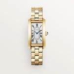 Tannor Mini model quartz movement | yellow gold & leather