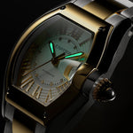 Rovestar 42.5 mm x 34.9 mm | Gold and steel & Steel