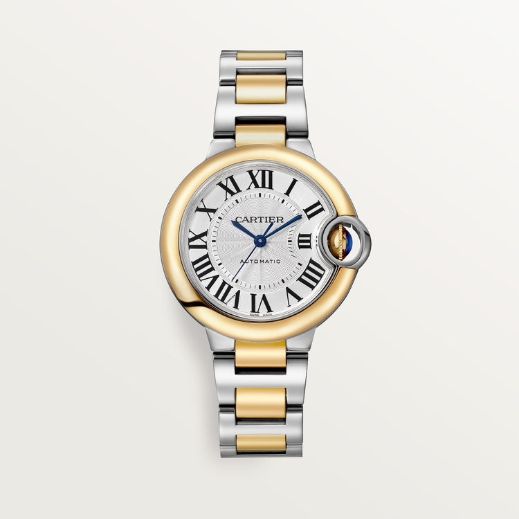 Belune 10.50 mm Mechanical movement with automatic winding | Gold and steel & Steel case
