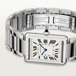 Tannor Mini model quartz movement | white gold & leather