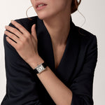 Tannor Small model quartz movement | steel & # Small Steel Watch & Steel Strap