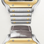 Santor 47.5 mm x 39.8 mm | Gold and steel & Steel