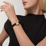 Tannor Small model quartz movement | yellow gold & leather | Edition 03
