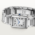 Tannor Large model | steel & # Large Steel Leather Strap Watch