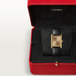 Tannor Small model quartz movement | yellow gold & leather | Edition 02
