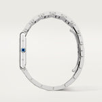 Tannor Mini model quartz movement | white gold & leather