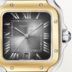 Santor 47.5 mm x 39.8 mm | Gold and steel & Steel