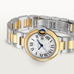 Belune 10.50 mm Mechanical movement with automatic winding | Gold and steel & Steel case