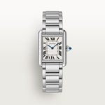 Tannor Small model quartz movement | white gold & leather