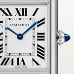 Tannor Large model | steel & # Large Steel Leather Strap Watch