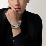 Tannor Large model manual movement | yellow gold & leather