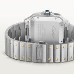 Santor 47.5 mm x 39.8 mm | Gold and steel & Steel