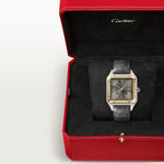 Santor 43.5 mm x 31.4 mm | Gold and steel & sunglasses in smooth and brushed platinum-finish metal