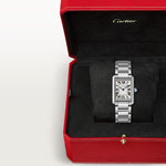 Tannor Small model quartz movement | white gold & leather