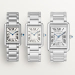 Tannor Small model quartz movement | white gold & leather
