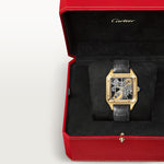 Santor 43.5 mm x 31.4 mm SKELETON WATCH EQUIPPED WITH A MICRO-ROTOR | Yellow gold & Yellow gold 750/1000