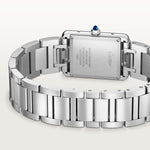 Tannor Large model | steel & # Large Steel Leather Strap Watch
