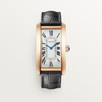 Tannor Large model manual skeleton movement | rose gold & leather