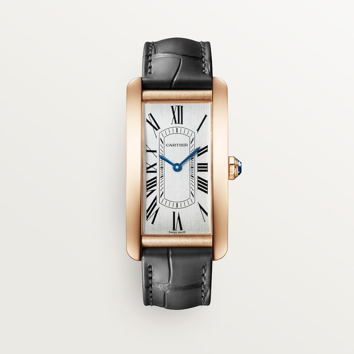 Tannor Large model manual skeleton movement | rose gold & leather