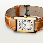 Tannor Medium model hand-wound mechanical movement | rose gold & leather