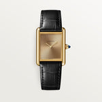 Tannor Small model quartz movement | yellow gold & leather | Edition 02