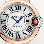 Belune 33 mm mechanical movement with automatic winding | rose gold & steel