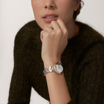 Belune 33 mm mechanical movement with automatic winding | rose gold & steel | Edition 02