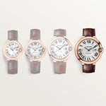 Belune 42mm automatic movement | rose gold & leather