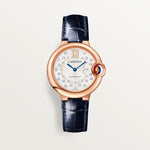 Belune 33 mm automatic mechanical movement | rose gold & leather