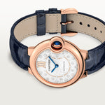 Belune 33 mm automatic mechanical movement | rose gold & leather
