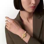 Bainor 24.6 mm x 18.7 mm Quartz movement | Yellow gold & Yellow gold 750/1000