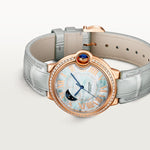 Belune 36 mm automatic movement | rose gold & leather