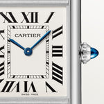 Tannor Mini model quartz movement | white gold & leather