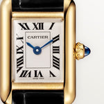 Tannor Small model quartz movement | yellow gold & leather | Edition 03