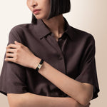 Tannor Mini model quartz movement | yellow gold & leather | Edition 02