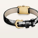 Tannor Mini model quartz movement | yellow gold & leather | Edition 02