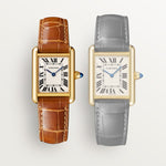 Tannor Medium model hand-wound mechanical movement | rose gold & leather