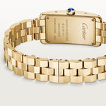 Tannor Mini model quartz movement | yellow gold & leather